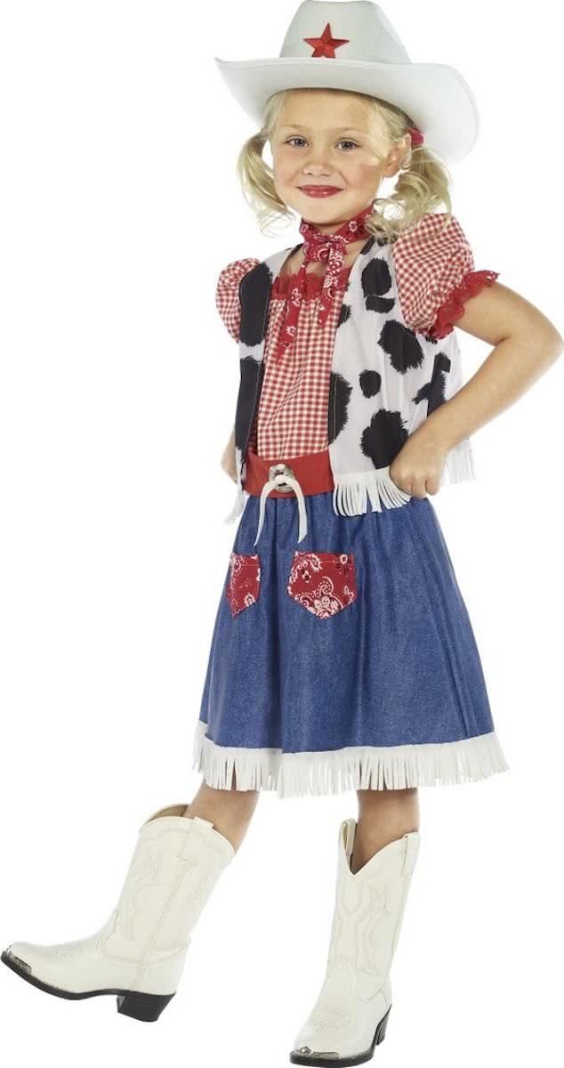 Cowgirl Sweetie kostuum | Verkleedkleding kind maat 116-128